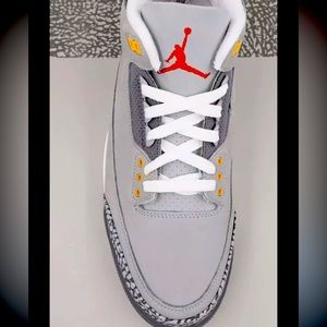 Air Jordan 3 Retro Cool Gray Grey Cement First Time Retrod So Dope Mike Size 9.5